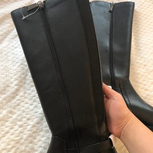 Blondo Evie Black Waterproof Knee-High Boots - Picture 9 of 16